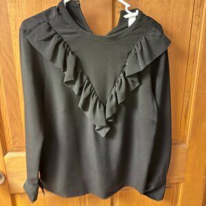 H&M Women's Black Blouse Size 10 In Great Shape!!
